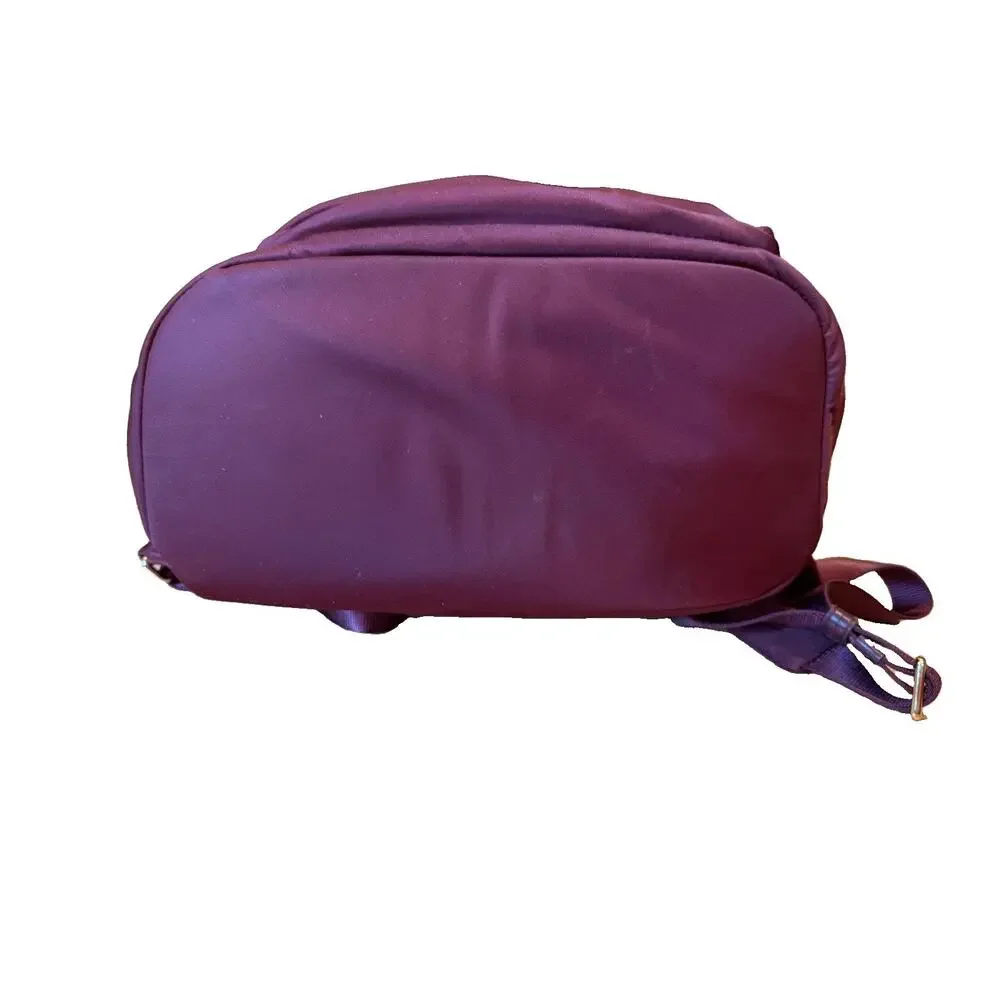 TUMI Voyageur Hilden Backpack Burgundy Laptop Bag Excellent Condition